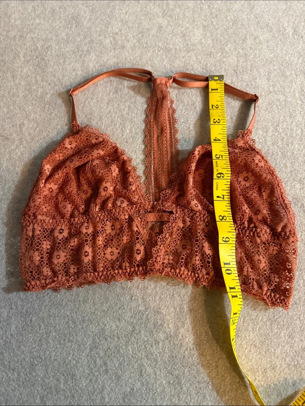 Victoria's Secret Rust Lace Bralette‎